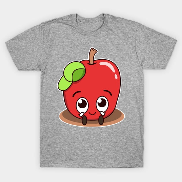 The Apple Who was a Cute Little Rebel T-Shirt by FamiLane